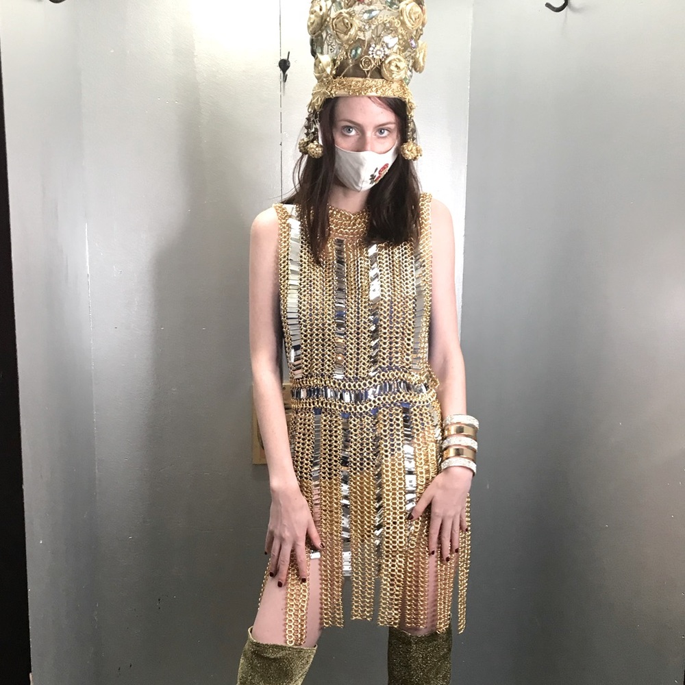 Custom made Melrose golden dress!